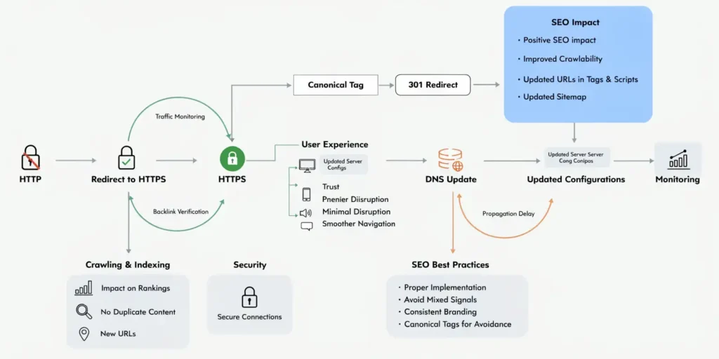 HTTPS Migration Flowchart